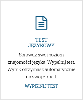 test jezykowy